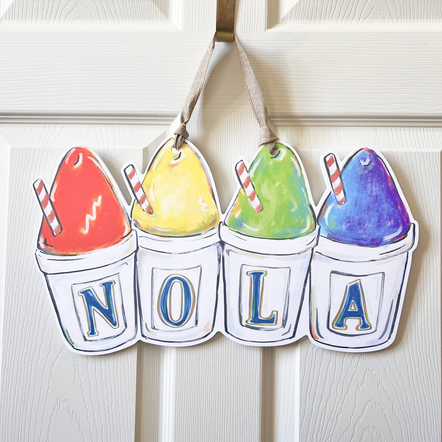 NOLA Sno-Ball Door Hanger