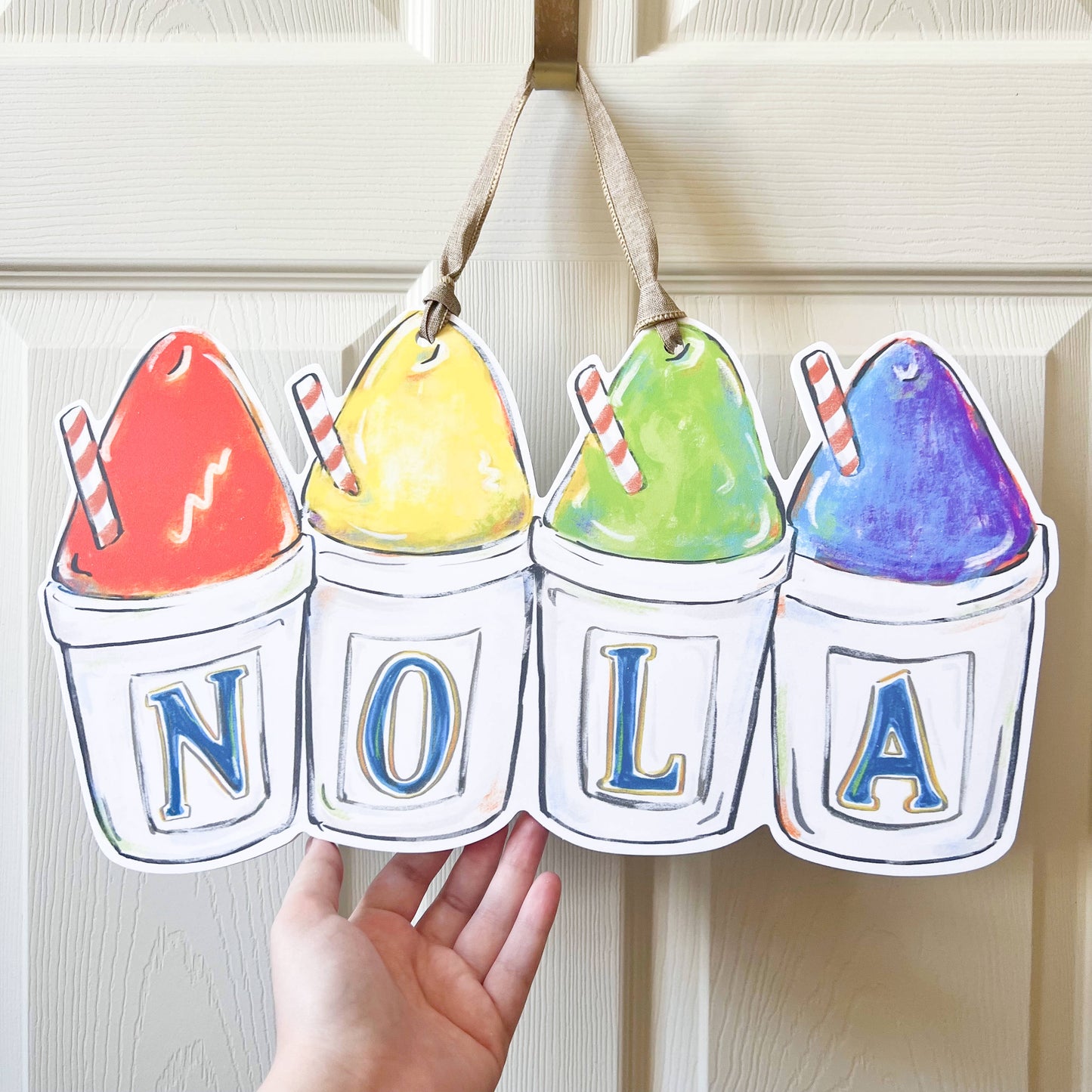 NOLA Sno-Ball Door Hanger