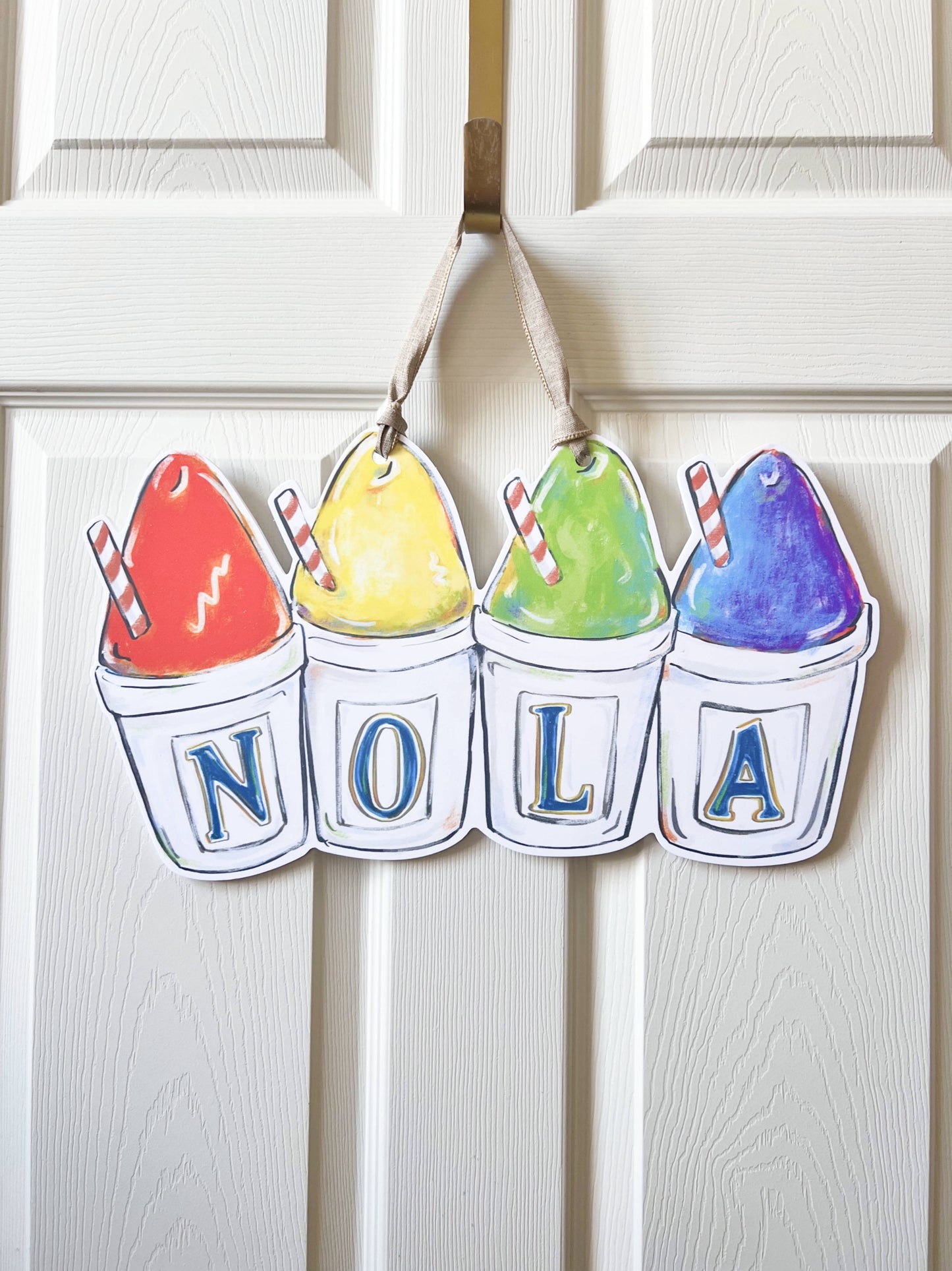 NOLA Sno-Ball Door Hanger