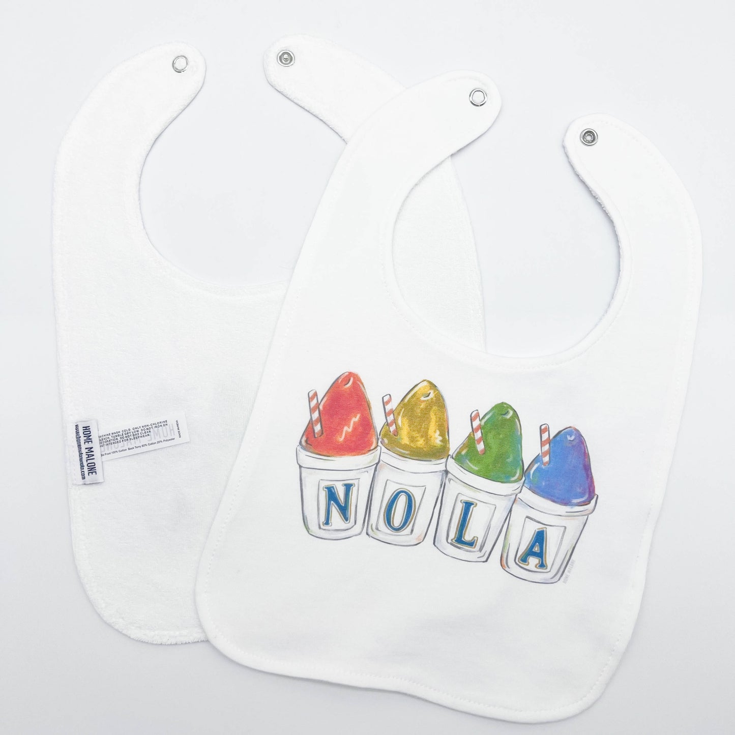 NOLA Sno-Ball Baby Bib
