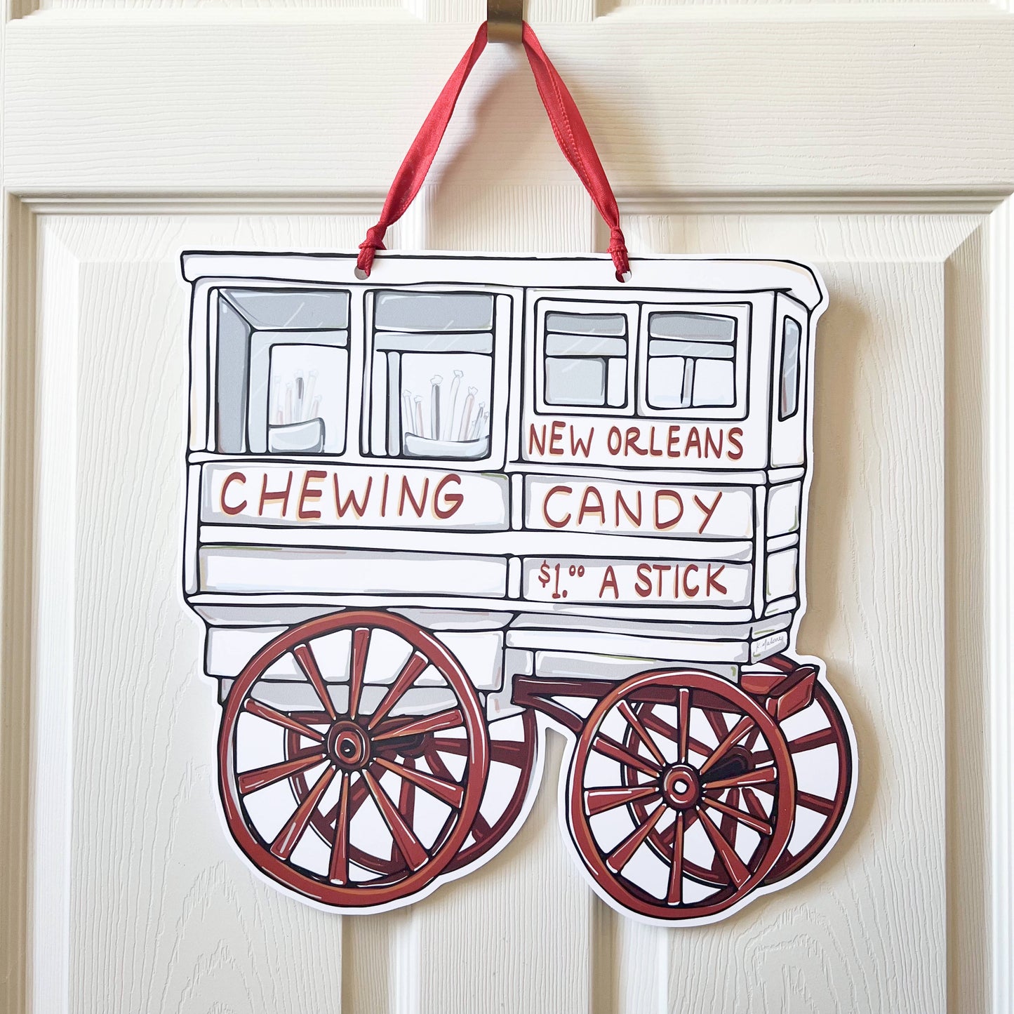 Roman Candy Door Hanger
