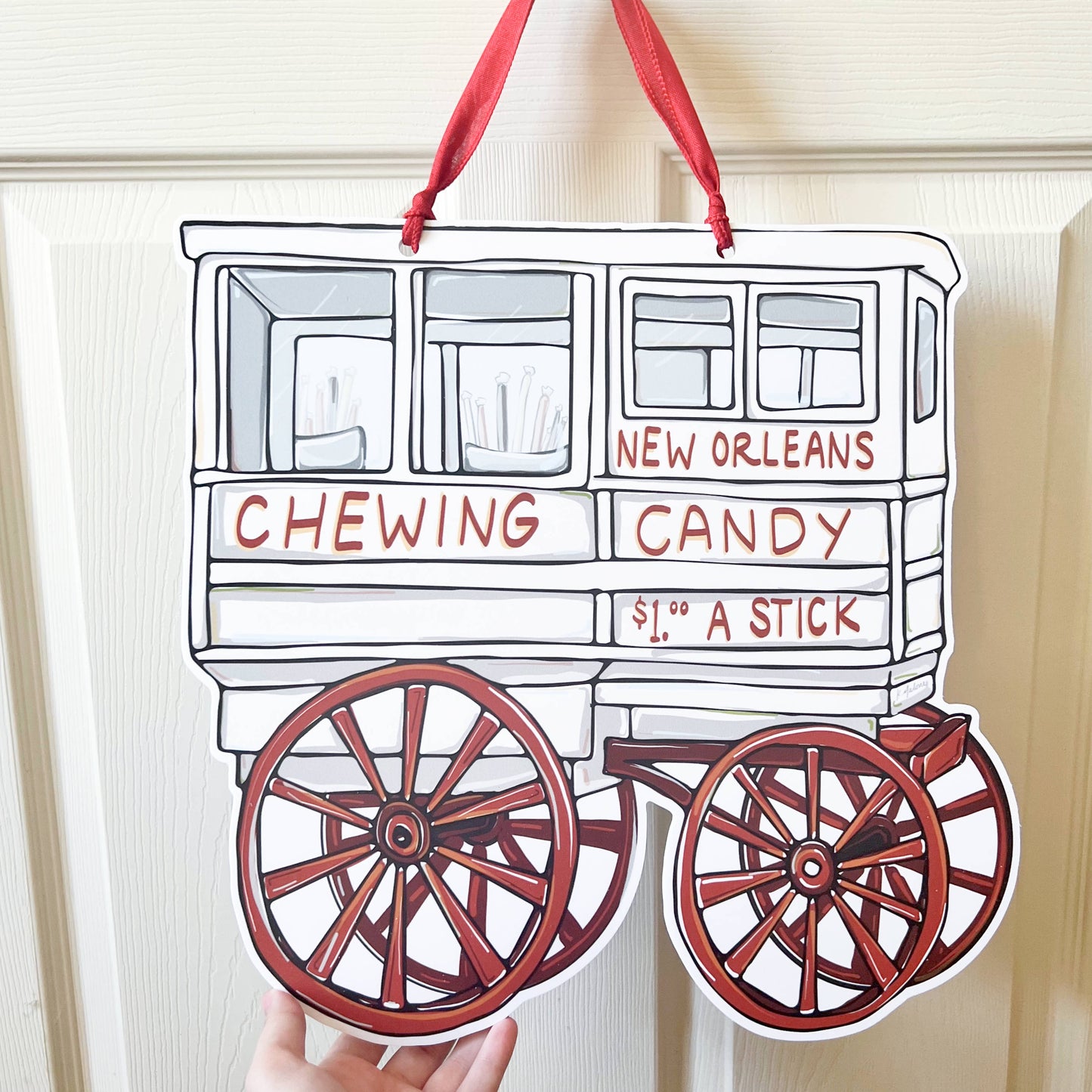 Roman Candy Door Hanger