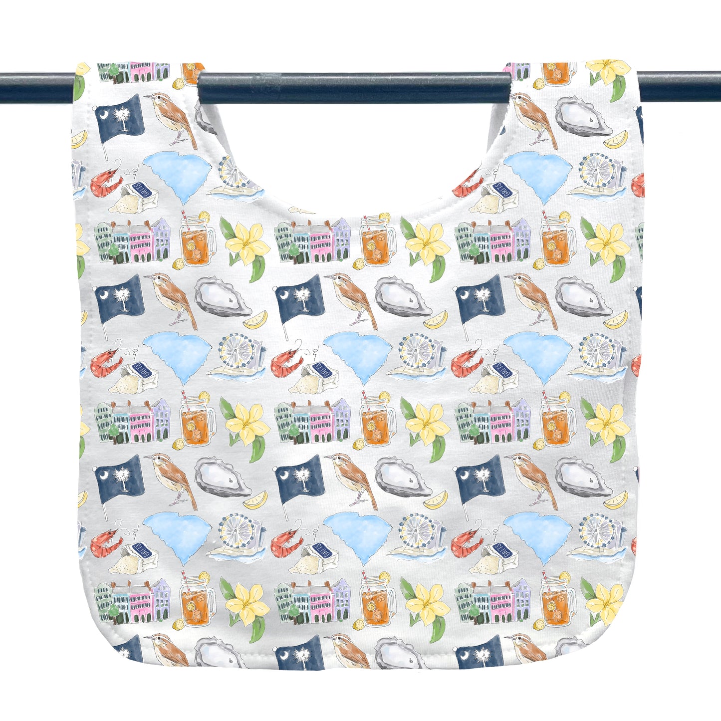 South Carolina Icons Baby Bib