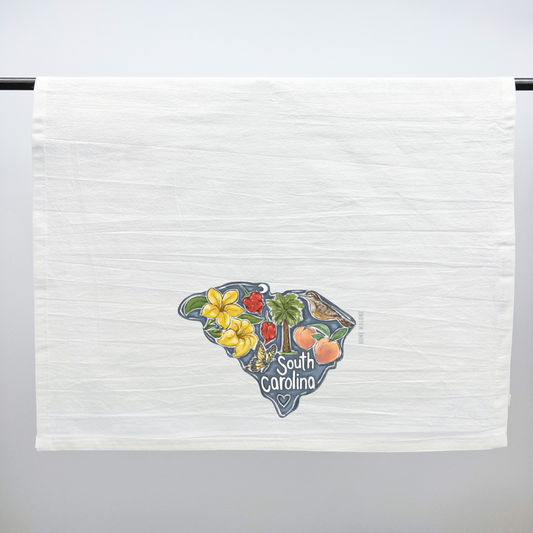 South Carolina State Favorites Tea Towel-Palmetto State