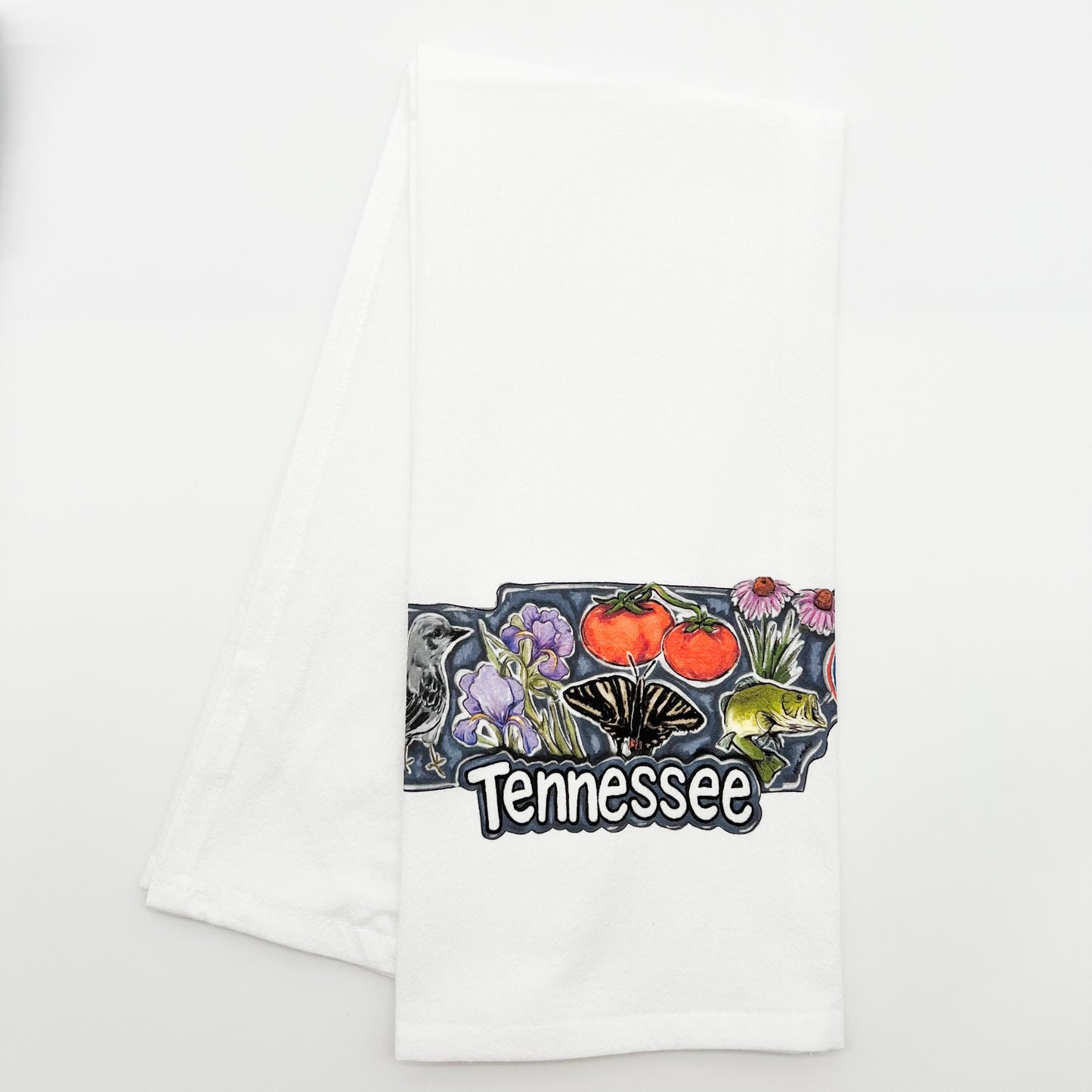 Tennessee State Favorites Tea Towel-Volunteer State Decor