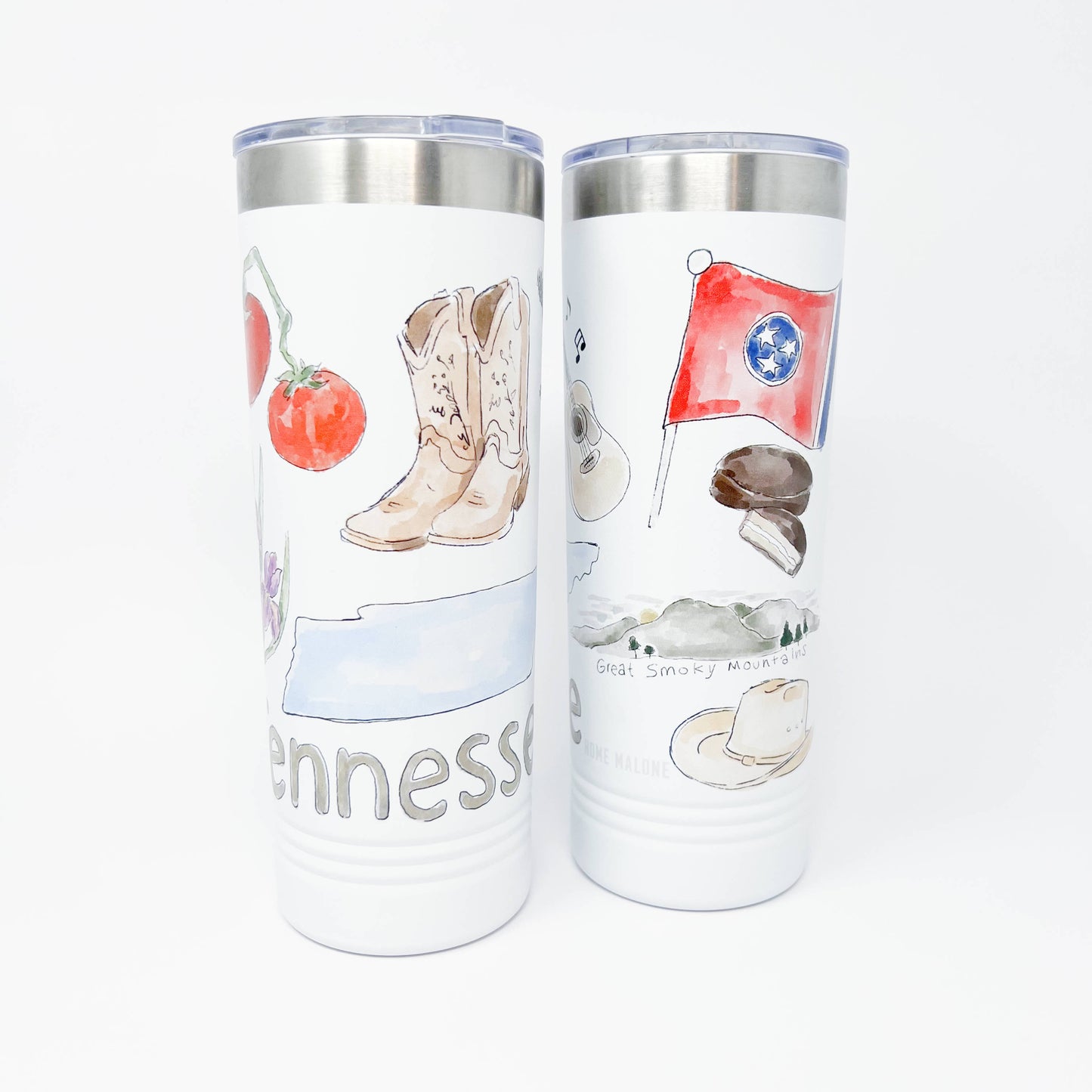 Tennessee Icons Skinny Tumbler 22oz