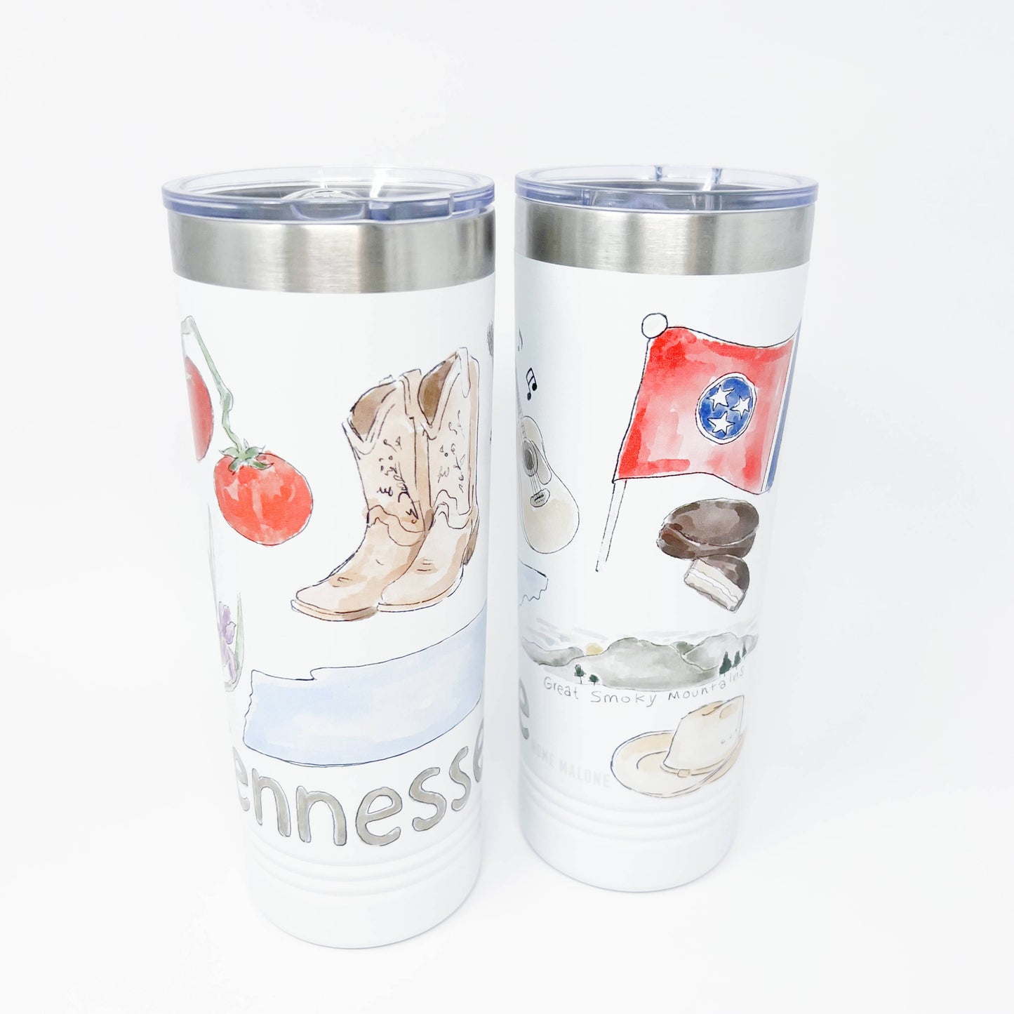 Tennessee Icons Skinny Tumbler 22oz