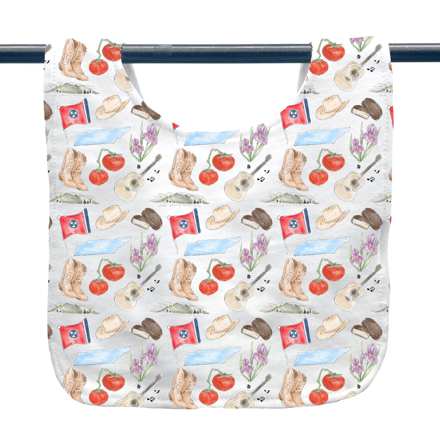 Tennessee Icons Baby Bib
