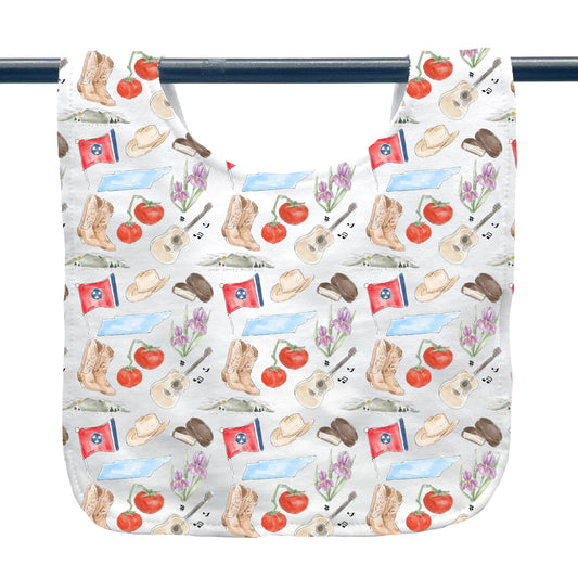 Tennessee Icons Baby Bib