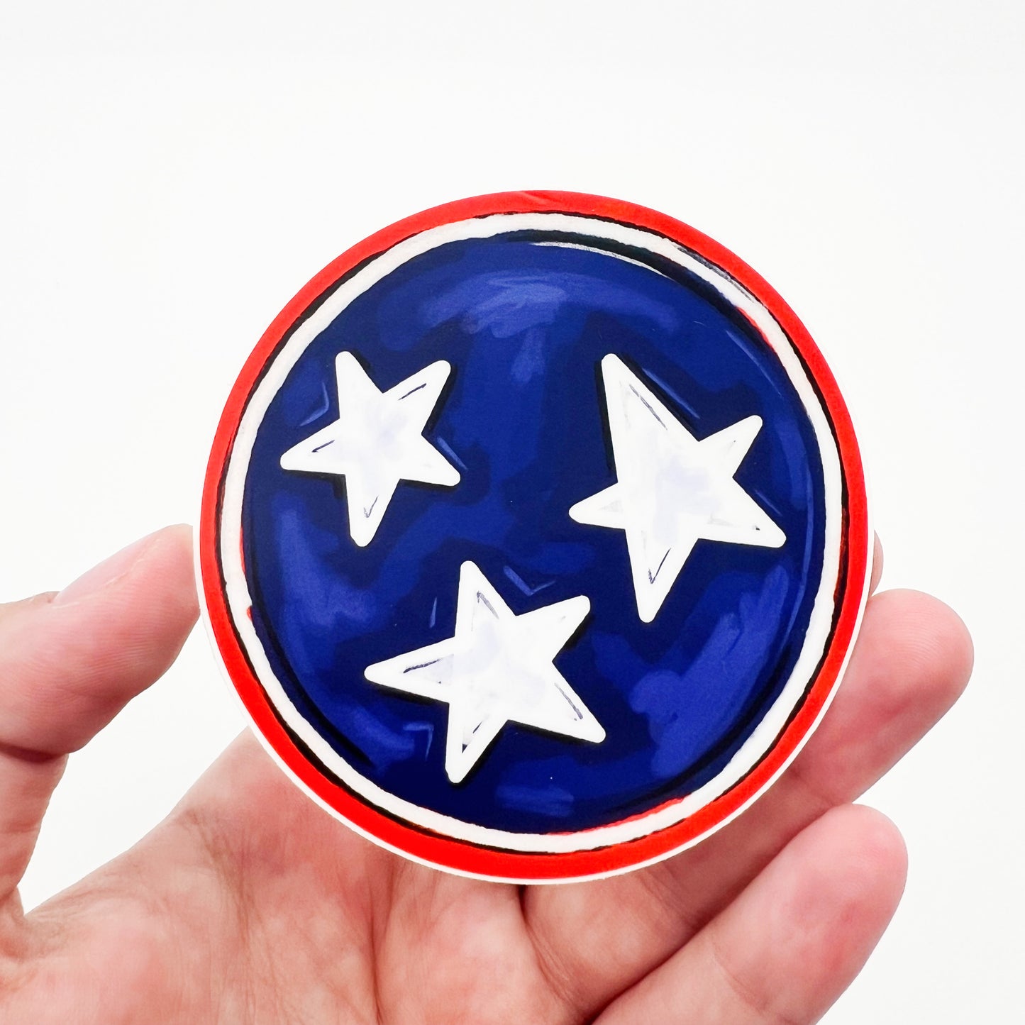 Tennessee Flag Stars Sticker