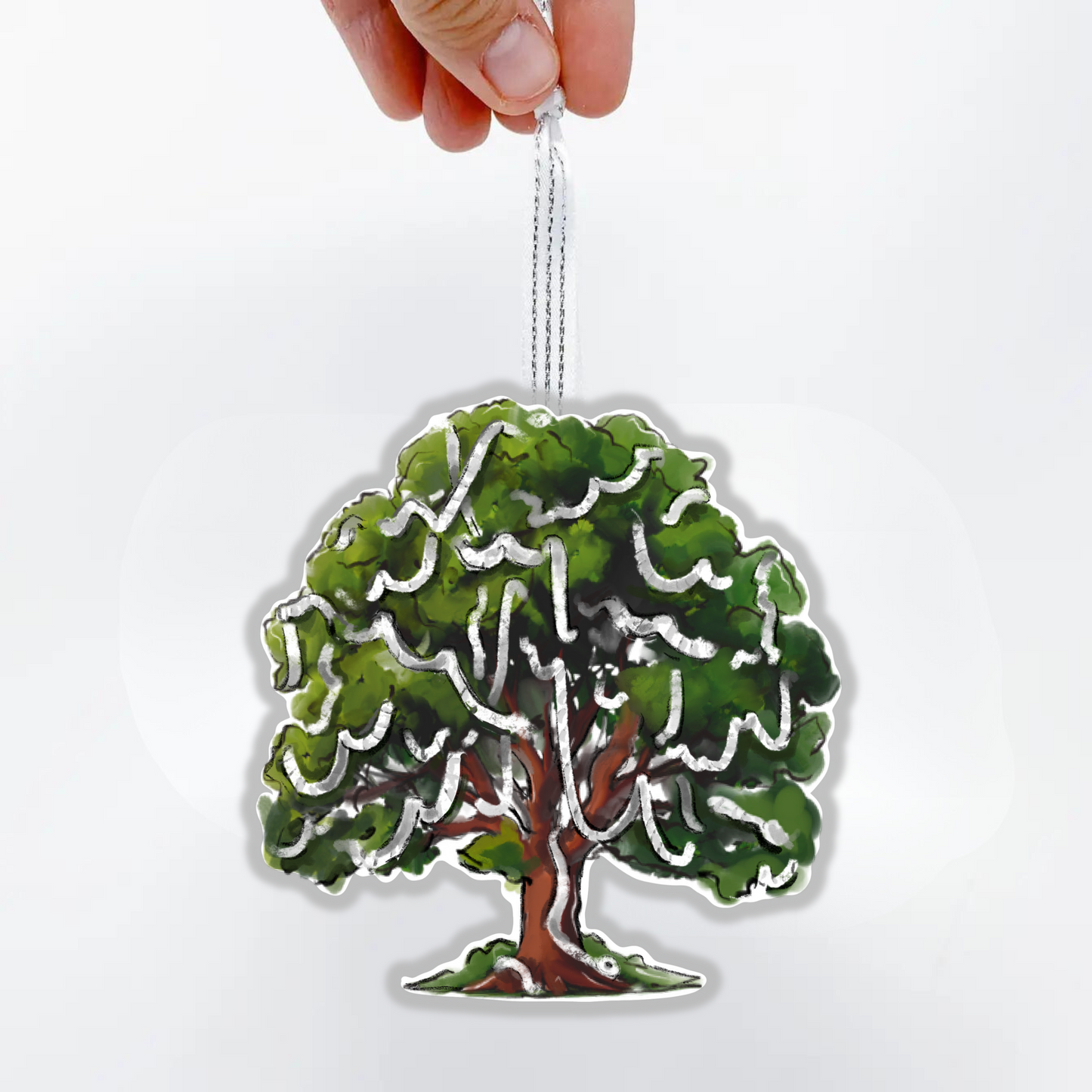 Acrylic Toilet Paper Tree Ornament - Christmas Tree Decor