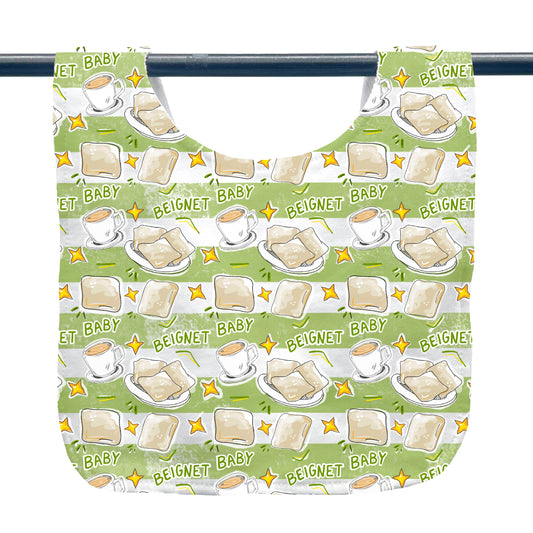 Beignet Baby Bib