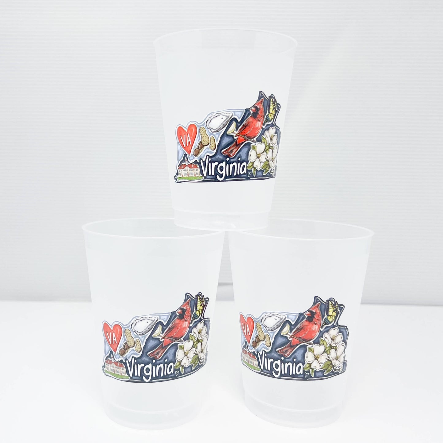 Virginia State Favorites Party Cup Set