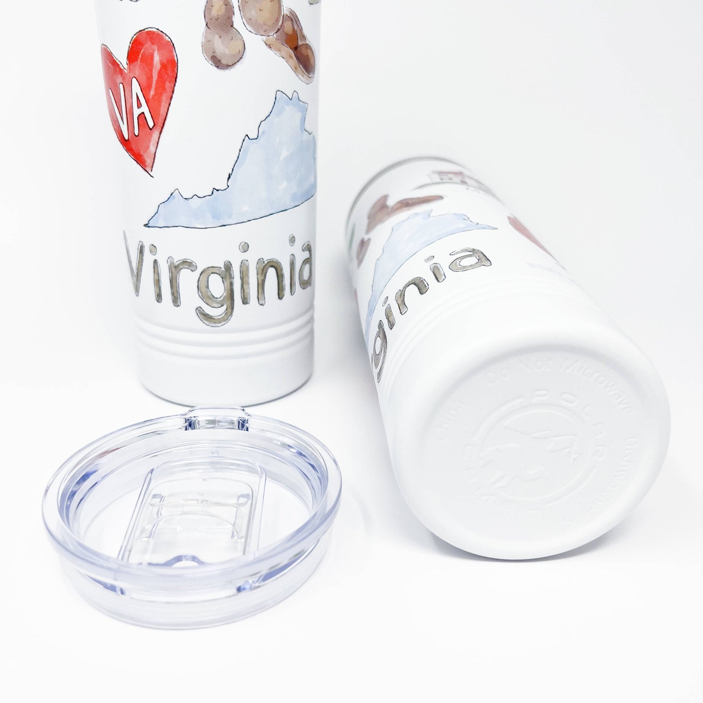 Virginia Icons Skinny Tumbler 22oz