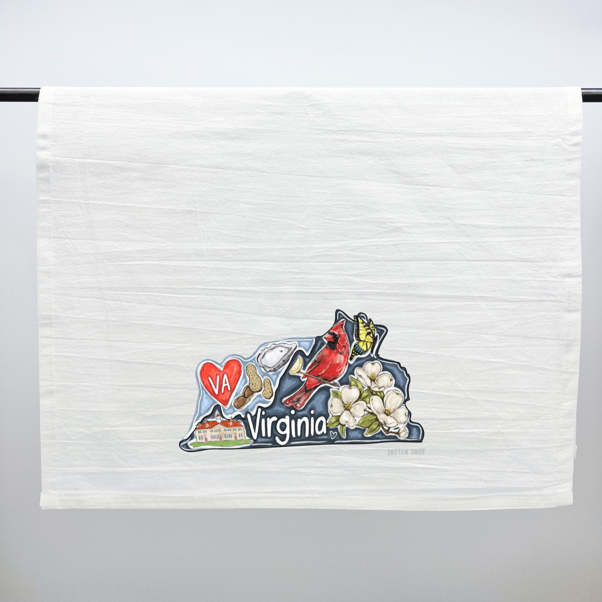 Virginia State Favorites Tea Towel