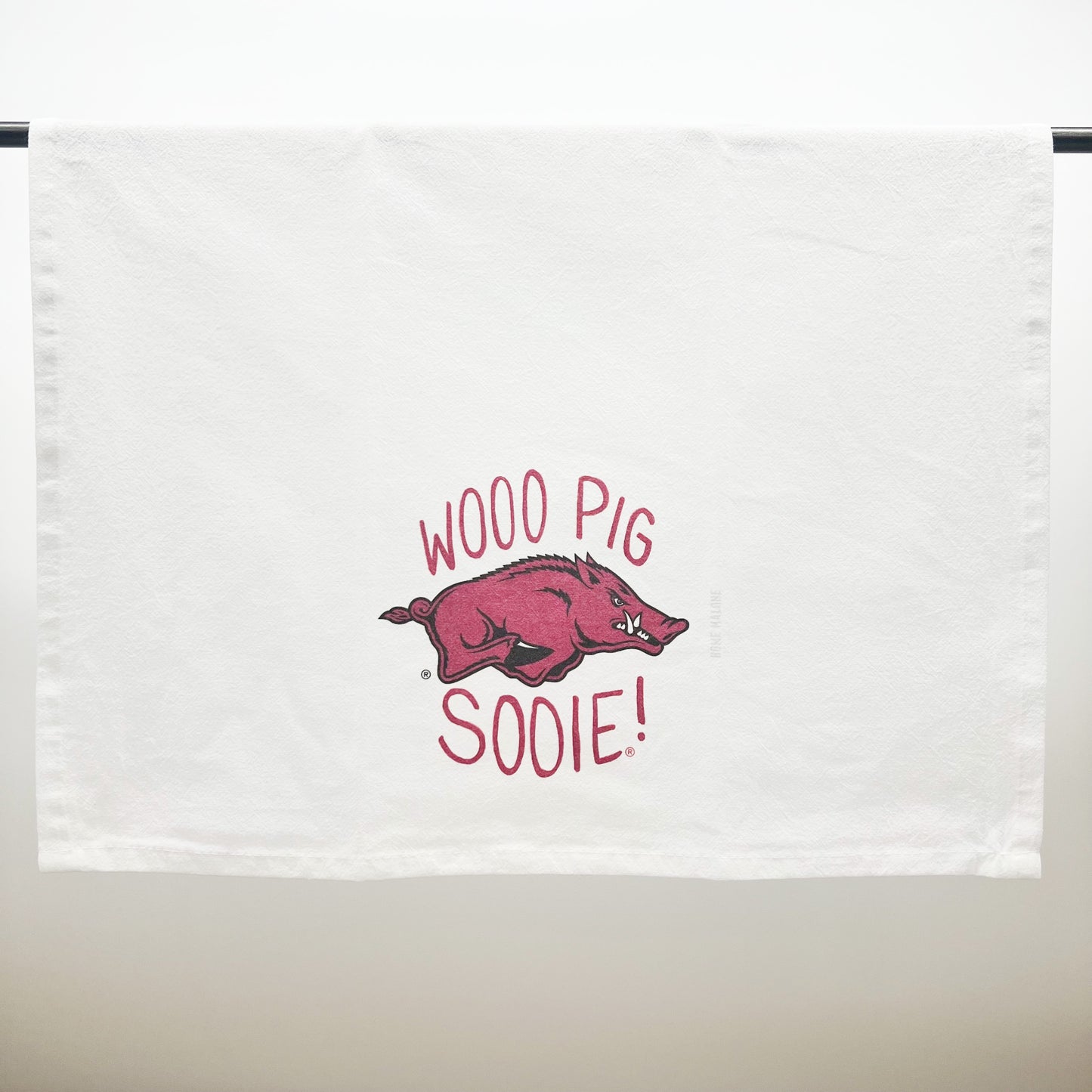 Arkansas Razorbacks Woo Pig Tea Towel