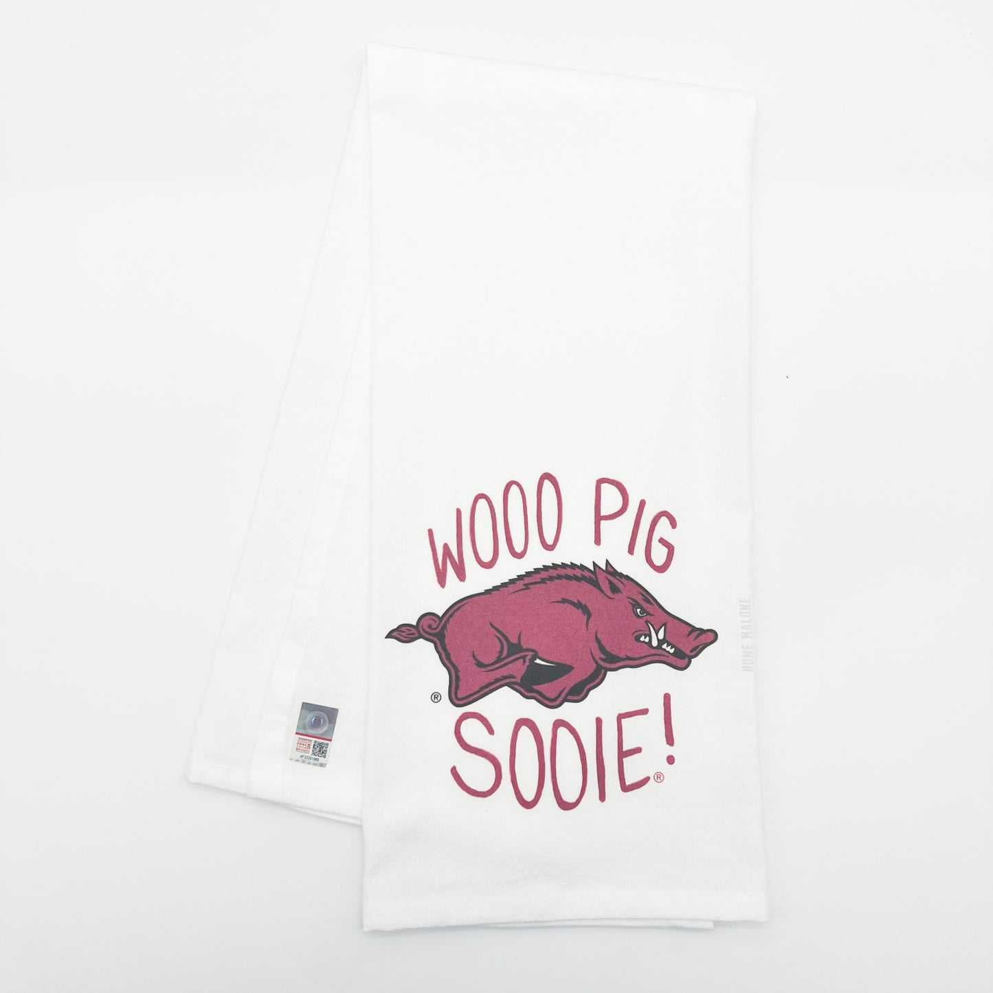 Arkansas Razorbacks Woo Pig Tea Towel