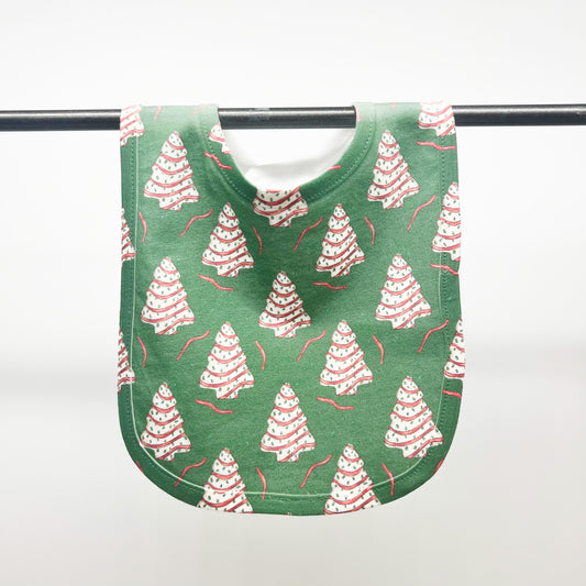 Christmas Cakes Baby Bib - Holiday New Arrival Shower Gift