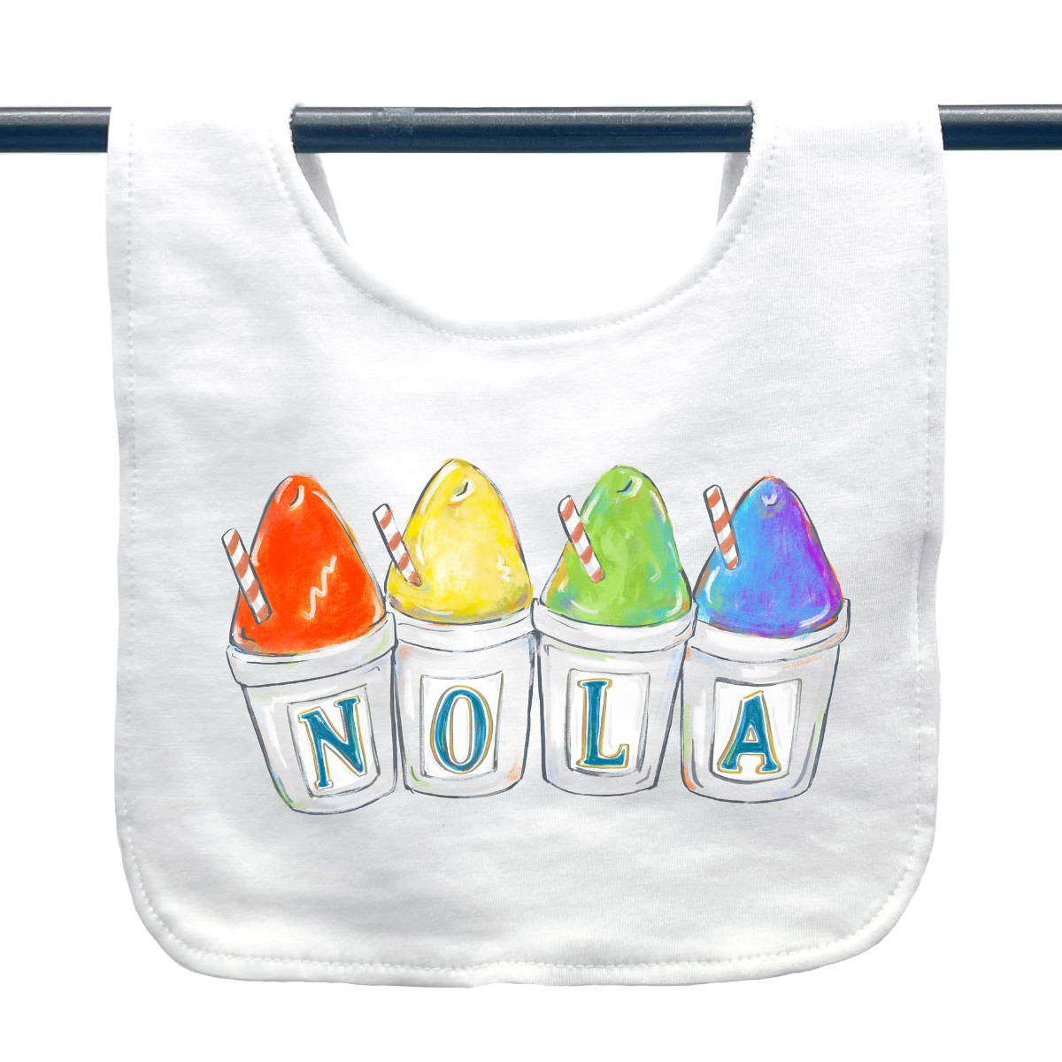 NOLA Sno-Ball Baby Bib