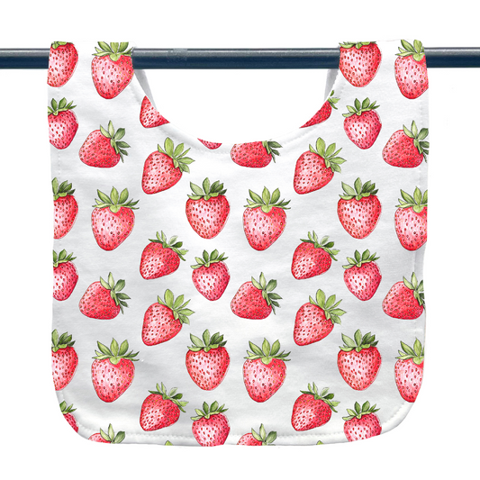 Strawberry Baby Bib
