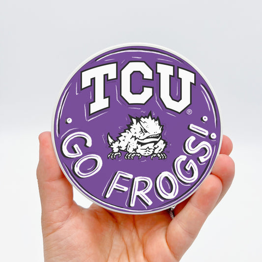 Texas Christian University Coaster