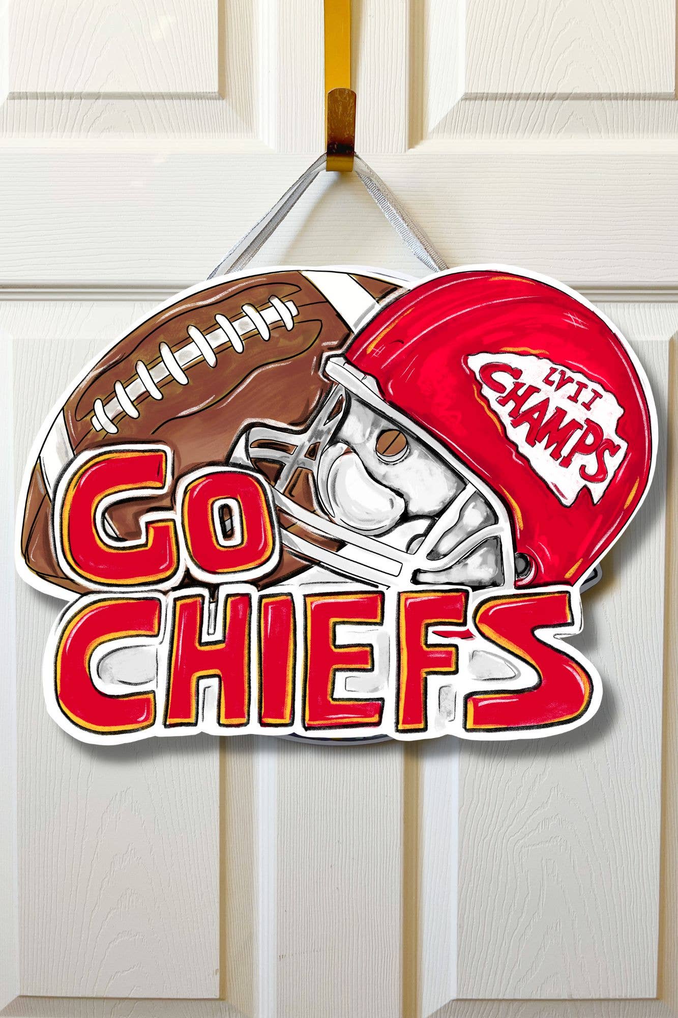 Go Chiefs Door Hanger