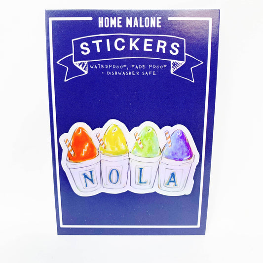 NOLA Sno-Balls Sticker
