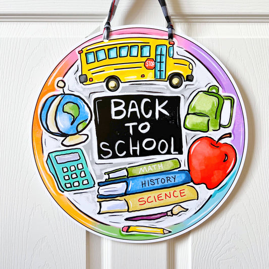 Back To School Door Hanger