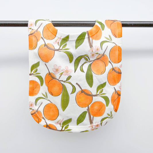 Peaches Baby Bib