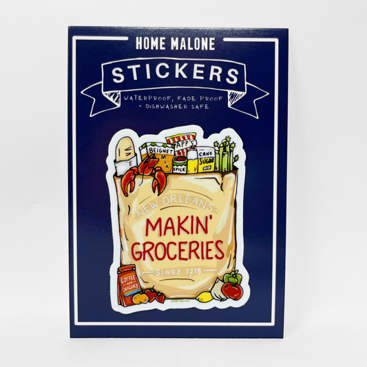 Makin' Groceries Sticker