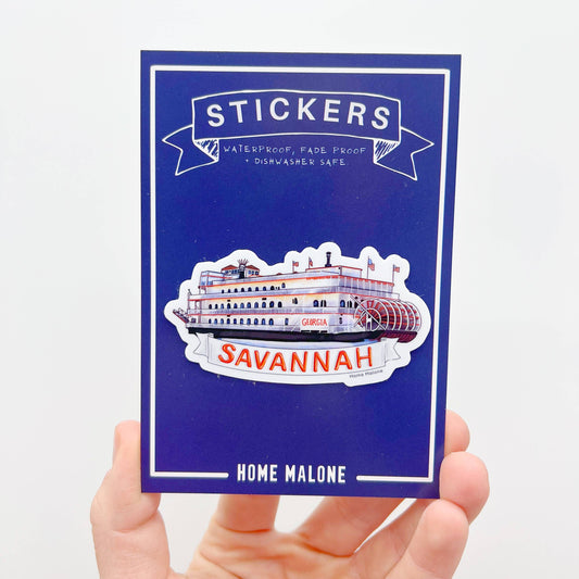 Savannah Riverboat Sticker