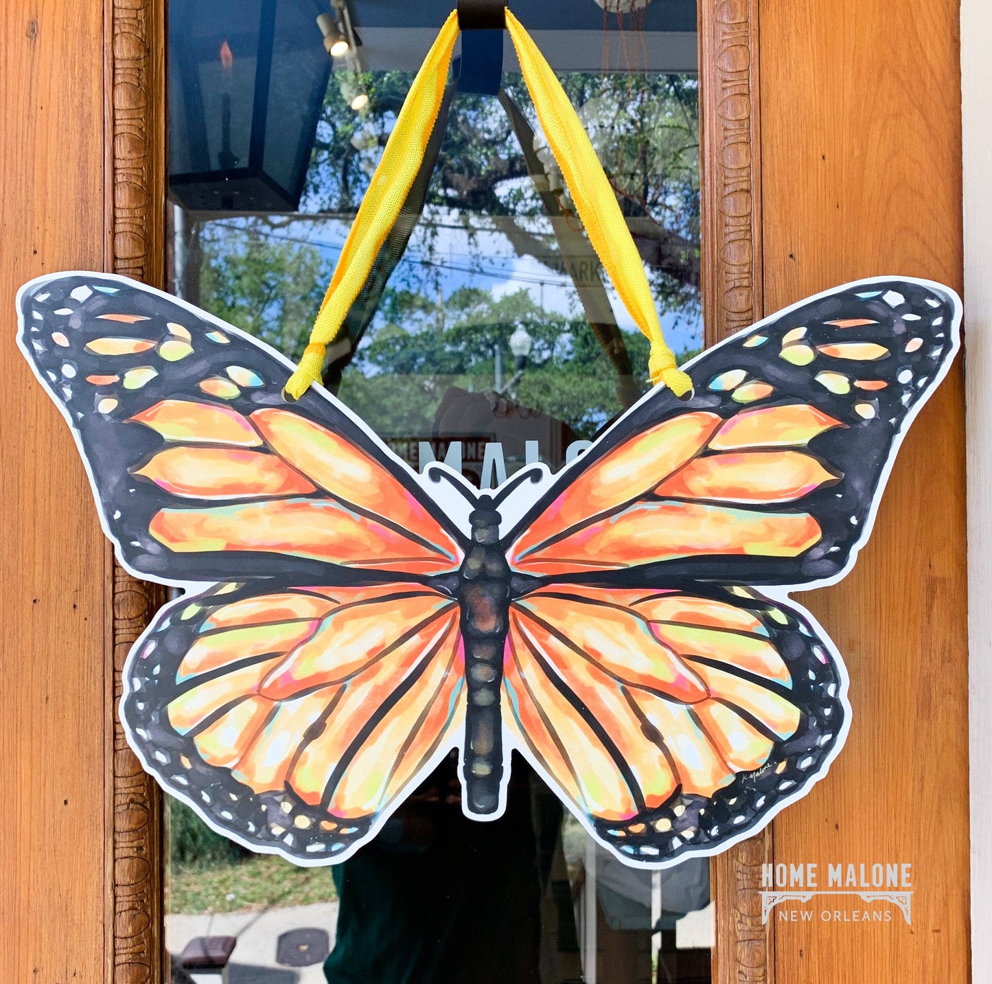 Monarch Butterfly Door Hanger