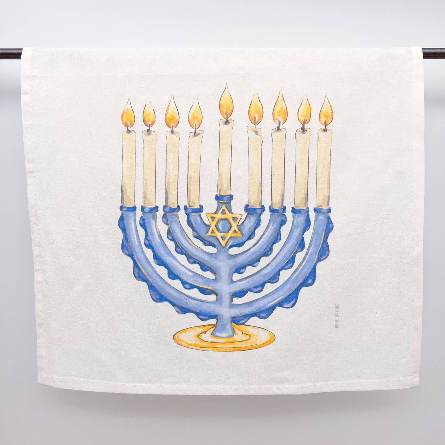 Menorah Tea Towel