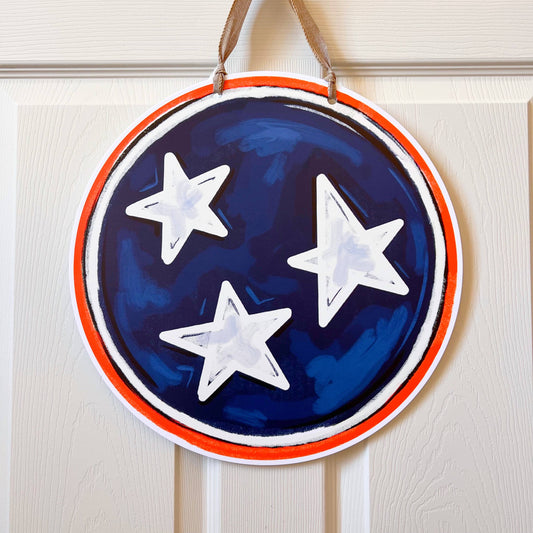 Tennessee Flag Door Hanger