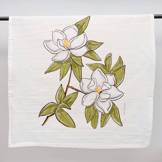 Magnolia Dish Tea Towel