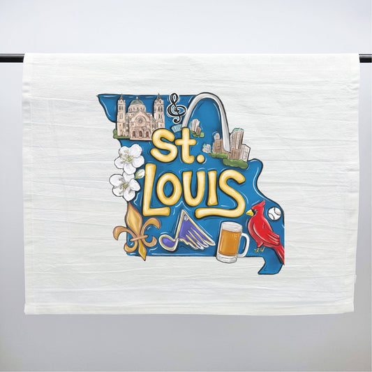 St. Louis Tea Towel - Missouri