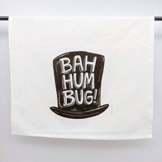 Bah Humbug Tea Towel