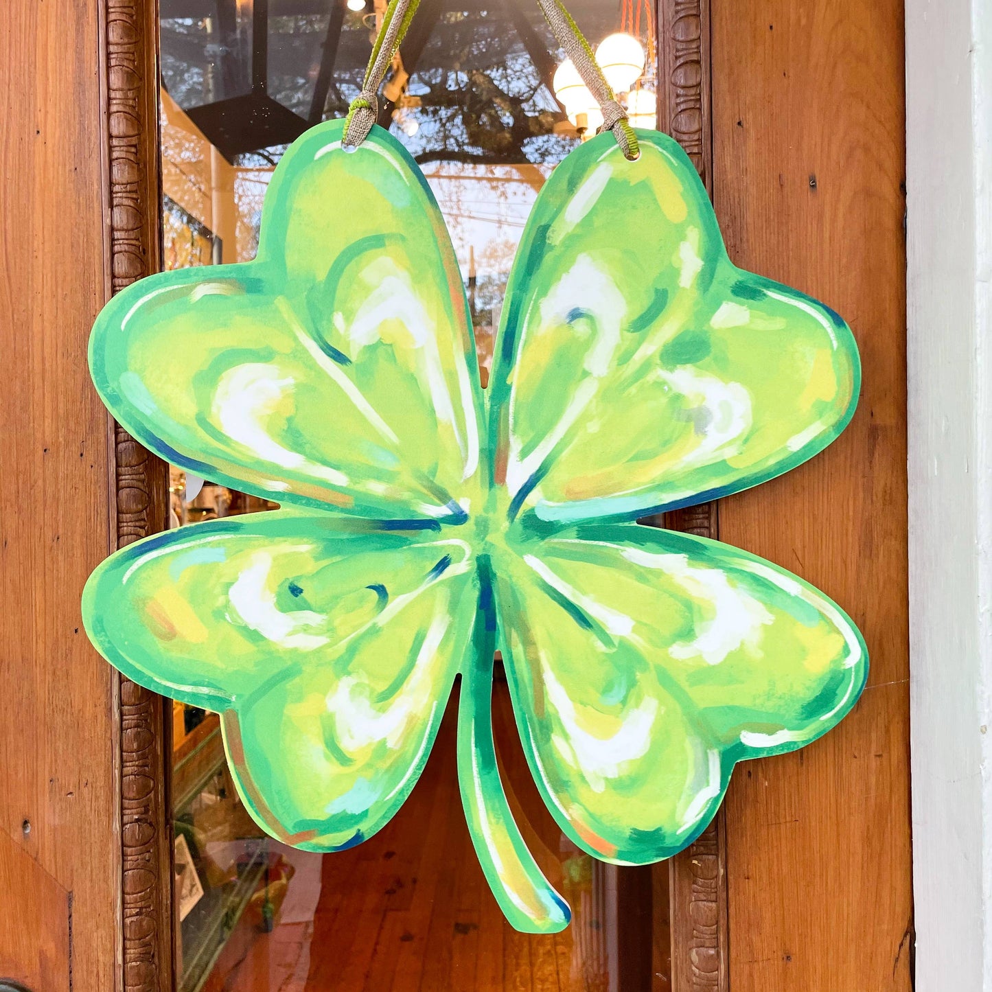 Four Leaf Clover Door Hanger