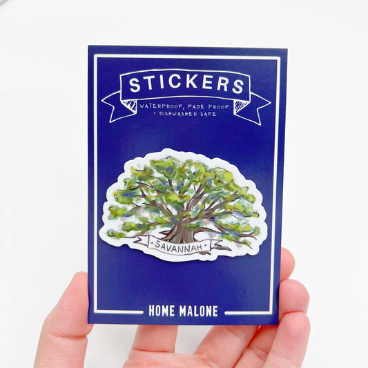 Savannah Oak Tree Sticker