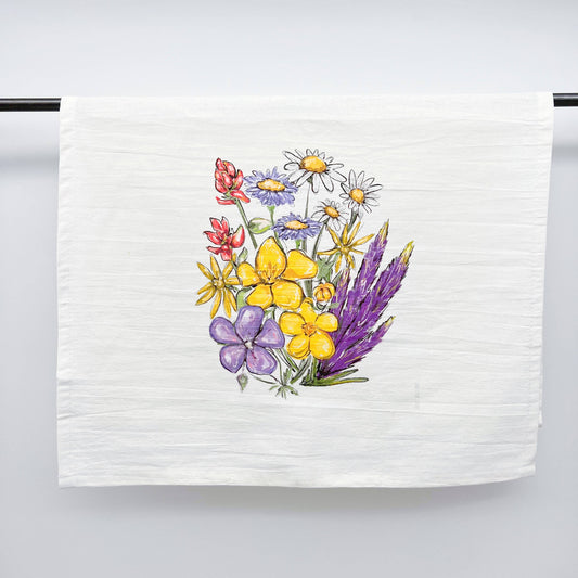 Wildflower Tea Towel