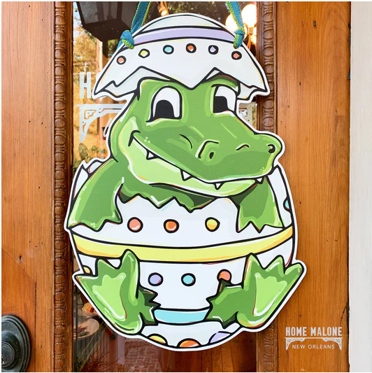 Gator Egg Door Hanger