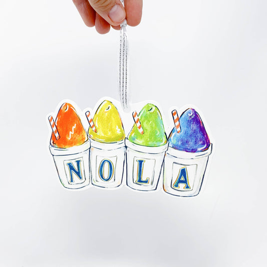 NOLA Sno-Balls Ornament