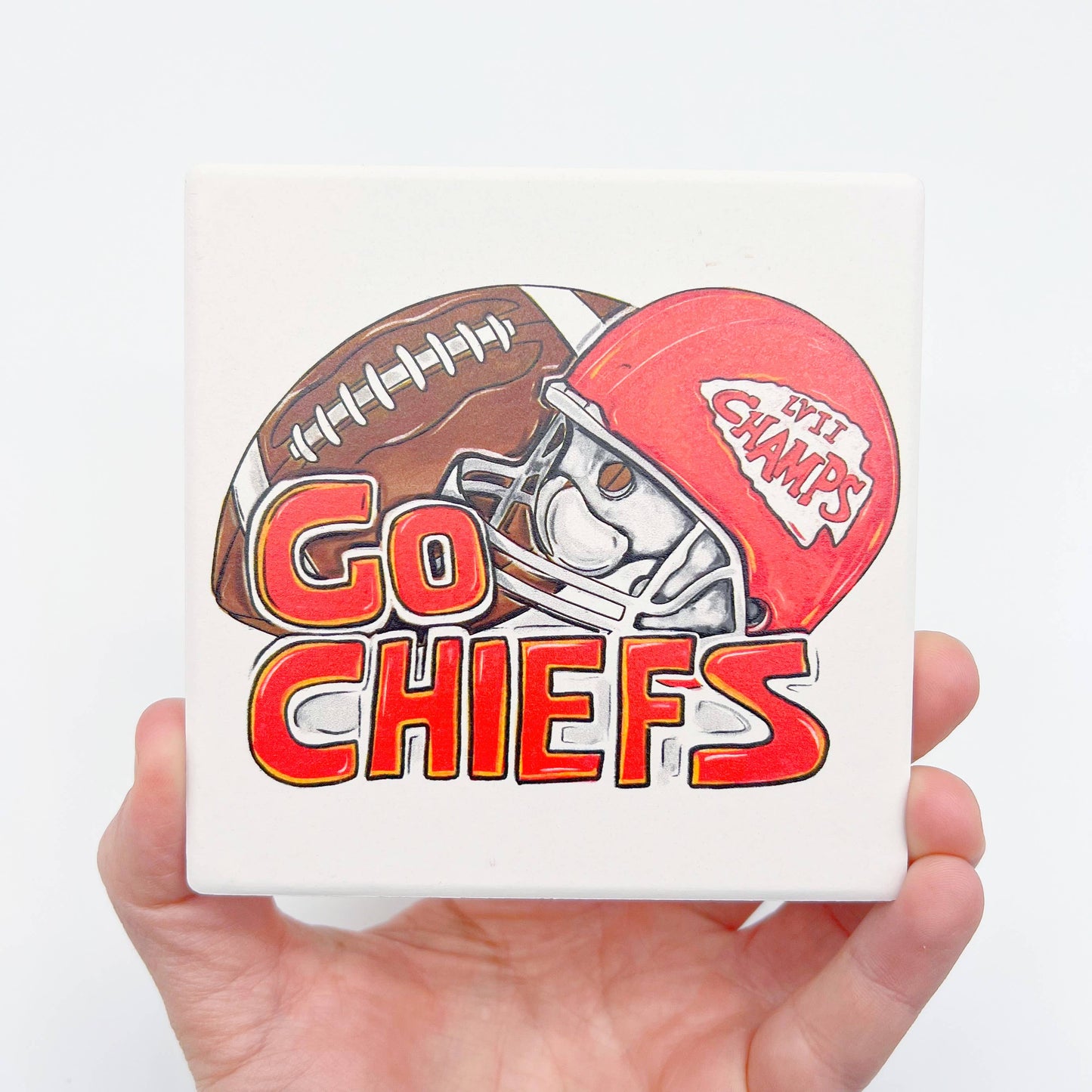 Go Chiefs Coaster