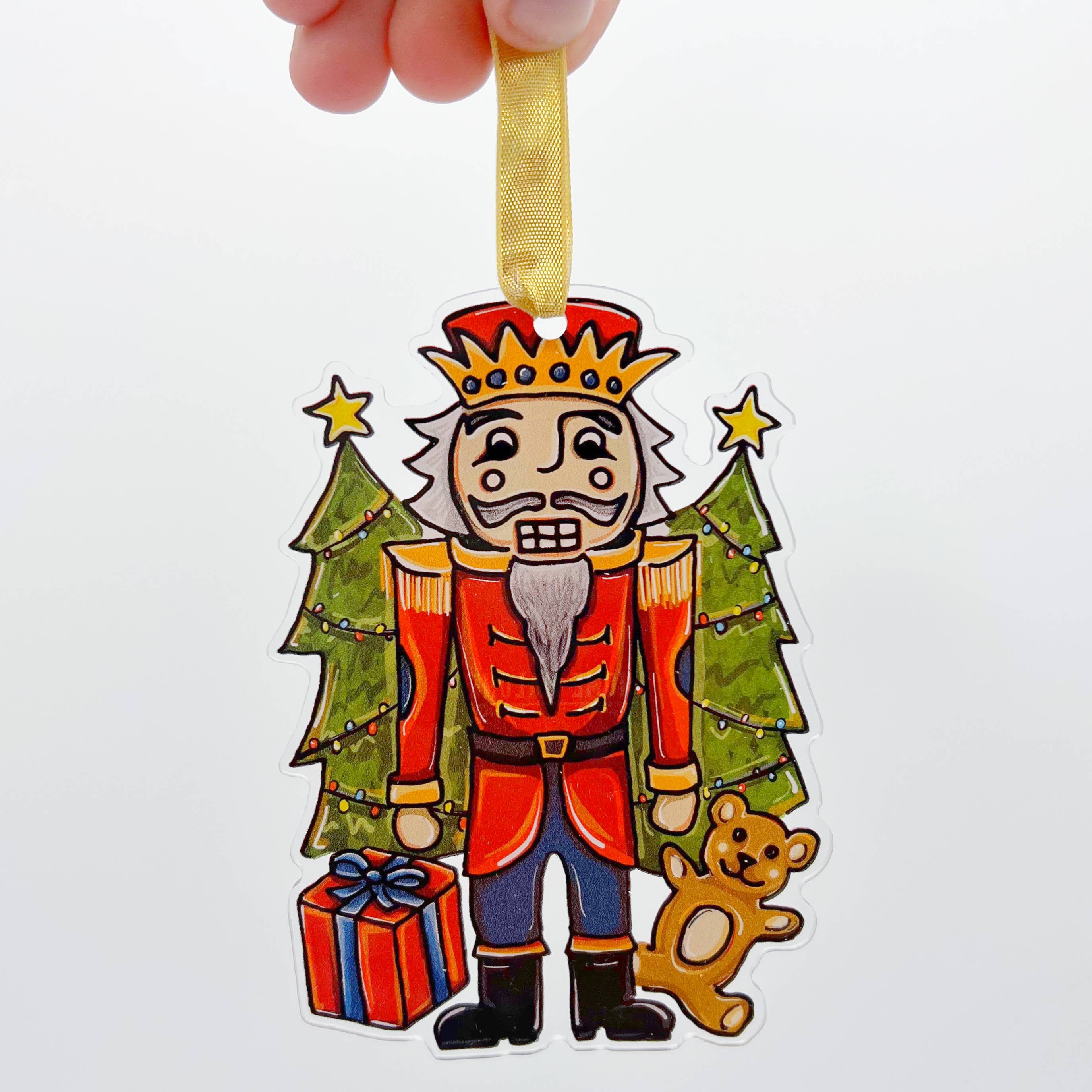 Nutcracker Acrylic Ornament Home Malone Wholesale